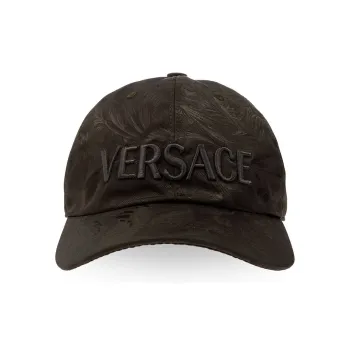 VERSACE Polyamide Baseball Caps Men's Dark Green