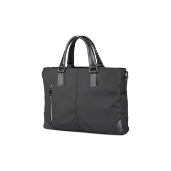 PULUWIRR Oxford Advanced Sensual Versatile Minimalist Style Convenient Medium Firmness Men's Bag Regular Unisex Black