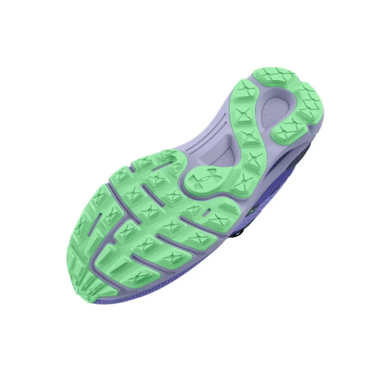 Under Armour Cushioning, Slip Resistant, And Abrasion Resistant Low Top Running Shoes Unisex Blue Green-4