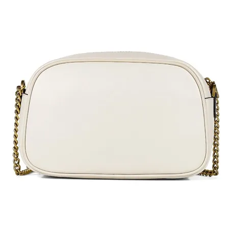 COOGI Cow Leather Camera Bag Shoulder Bag Crossbody Bag Women's White/Red-3