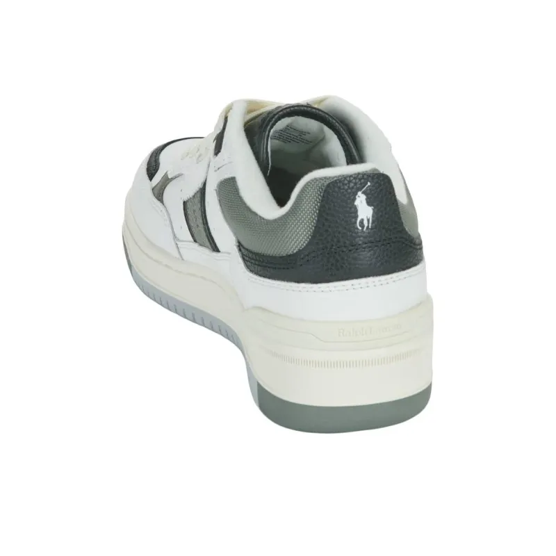 Polo Ralph Lauren Skateboard Shoes Men's White-4