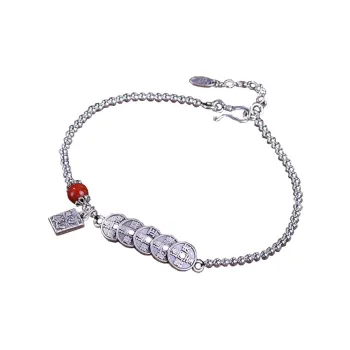 Reverevis 925 Sterling Silver Anklets Women's
