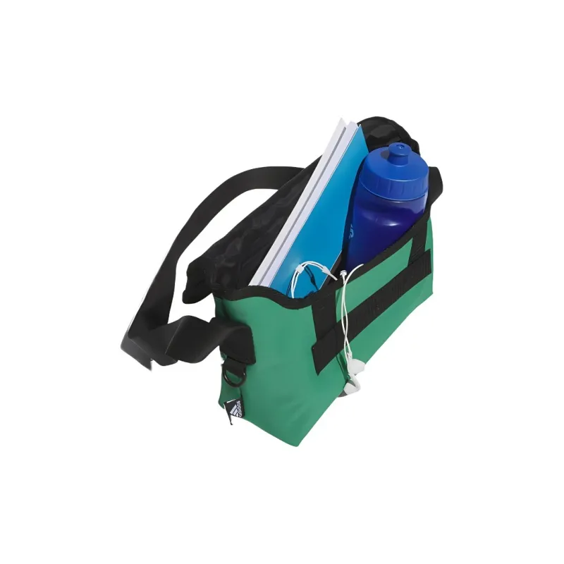 Adidas Recycled Material Messenger Bag Crossbody Bag Shoulder Bag Regular Unisex Lawn Green With Black-2