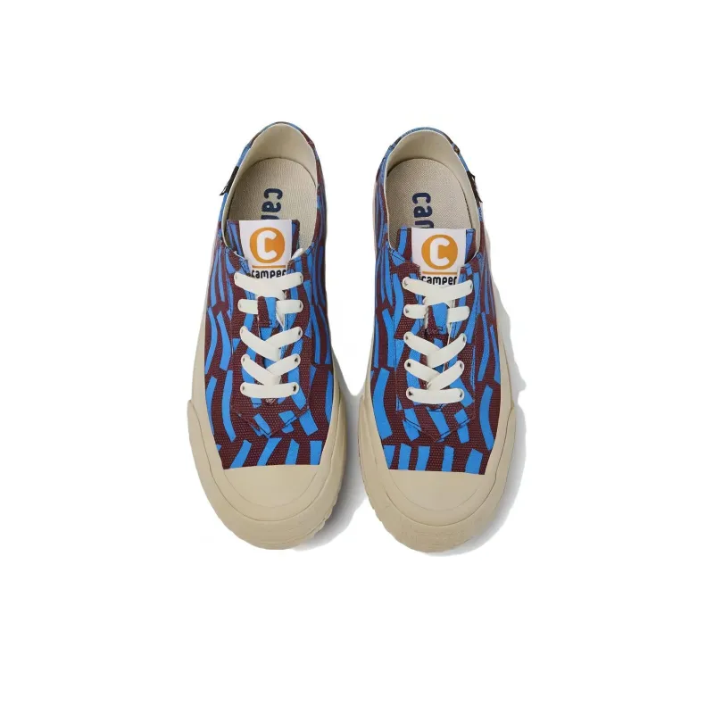 CAMPER Camaleon Low Top Canvas Shoes Women's Blue-4