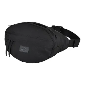 GREGORY Polyester Crossbody Fanny Pack Small Size Unisex Bright Black