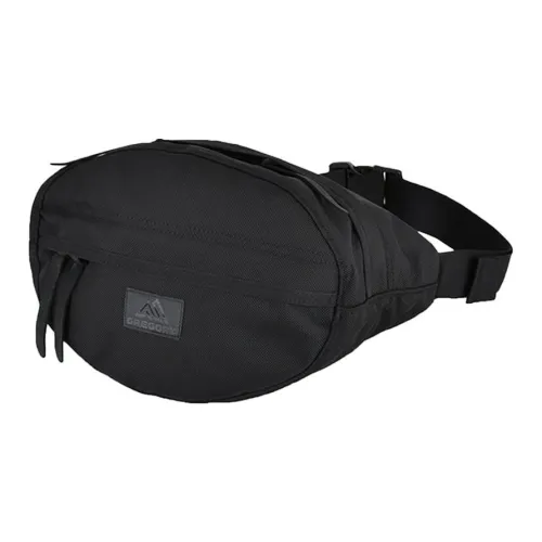 GREGORY Polyester Crossbody Fanny Pack Small Size Unisex Bright Black