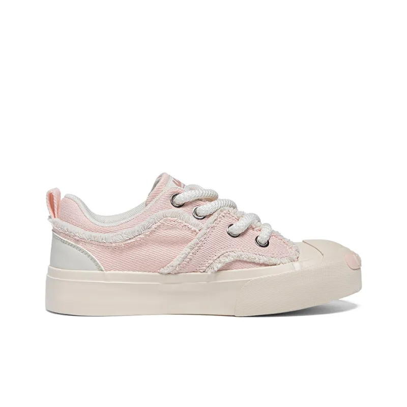 Warrior Durable Lightweight And Breathable Low Top Canvas Shoes Women's Pink-1