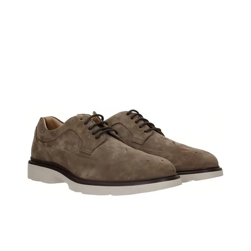 HOGAN H304 Casual Shoes Men's Brown-1