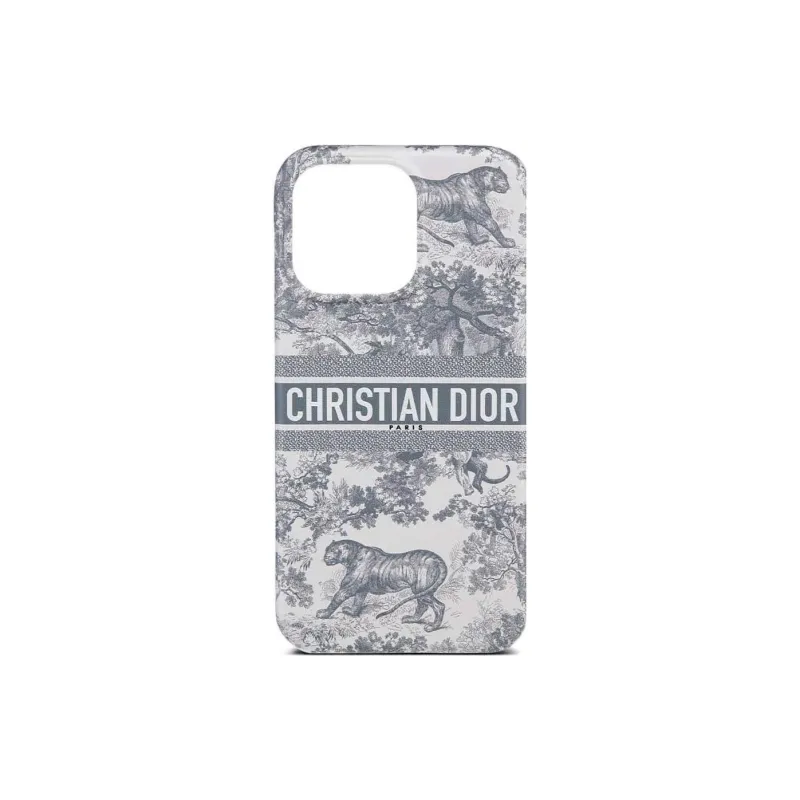 DIOR Leather Material Dior Travel Collection Juicy Print Smooth Phone Cases Compatible With IPhone 13 Pro-7