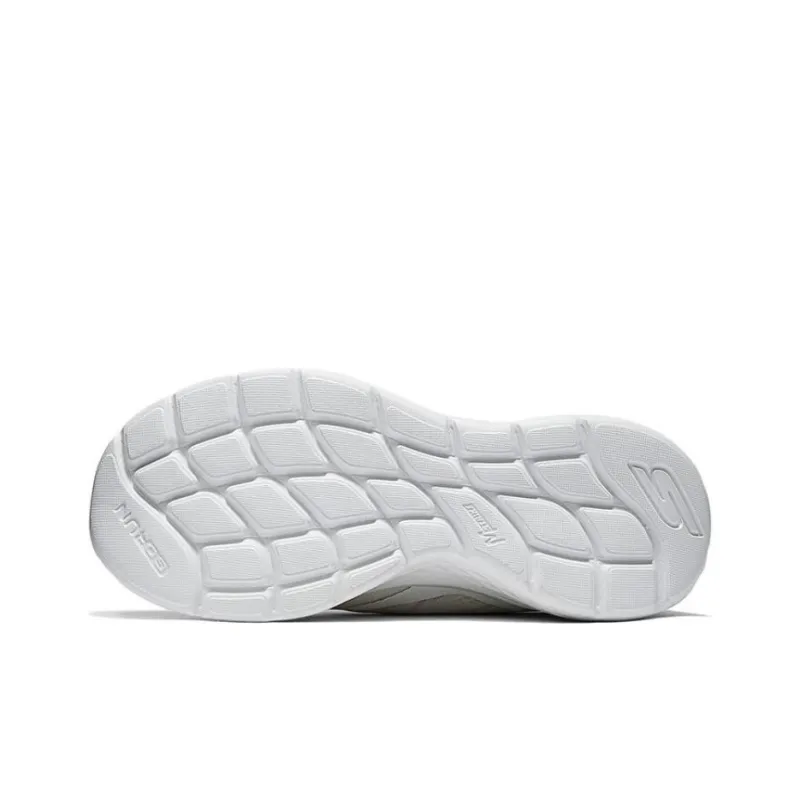 Skechers Cushioning Breathable Lightweight Low Top Casual Running Shoes Women's White-6