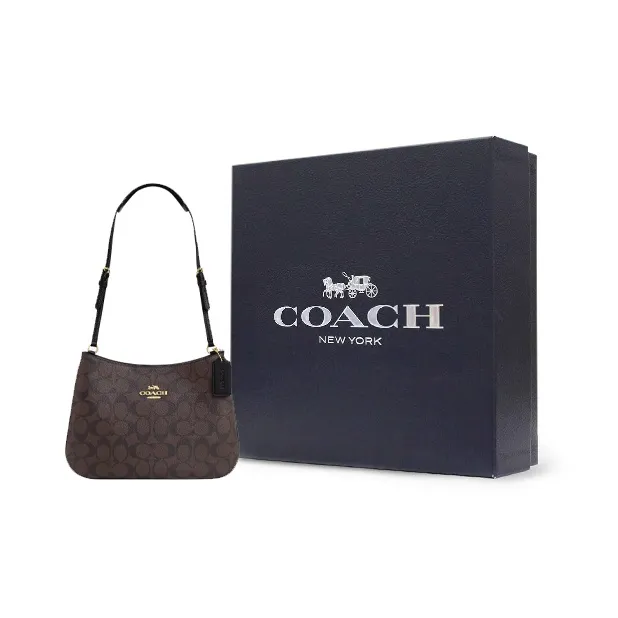 COACH Penelope Canvas With Leather Handbag Shoulder Bag Medium Size Women's Coffee-7