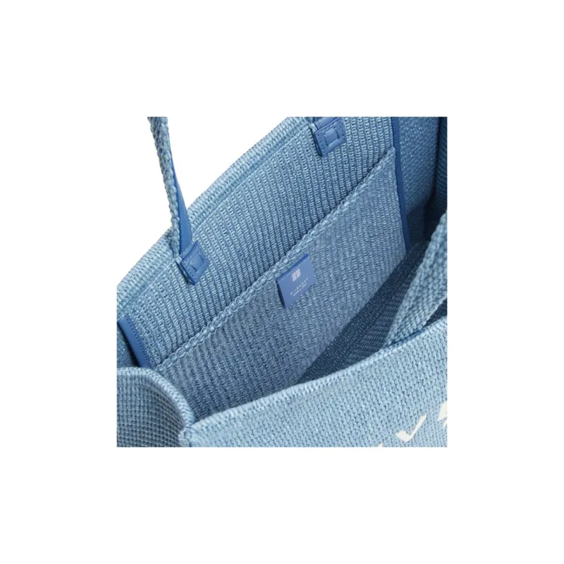 Givenchy Cotton And Polyamide Blend One Shoulder Handbags Medium Size Women's Denim Blue-3