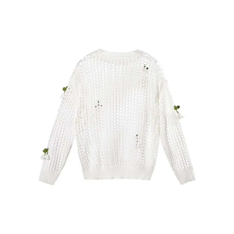 VALLEYOUTH Pullover Top Unisex Seed White-4