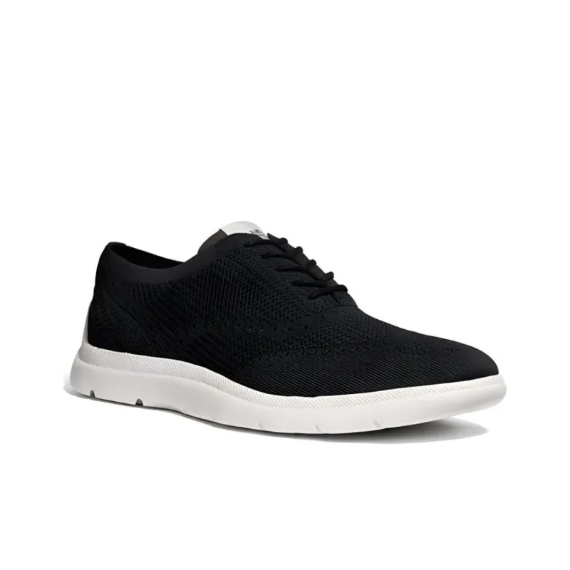 COACH Anti-Slip Wear-Resistant Low-Top Casual Shoes Men's Black-2
