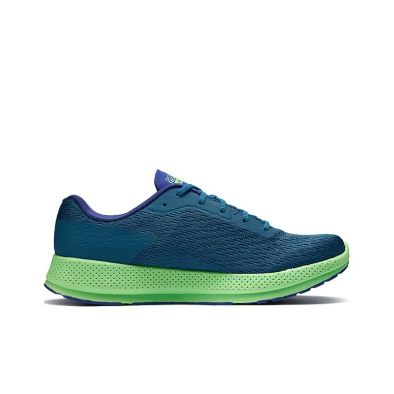 Skechers Cushioning Wear Resistant Low Top Running Shoes Men's Blue Green-1
