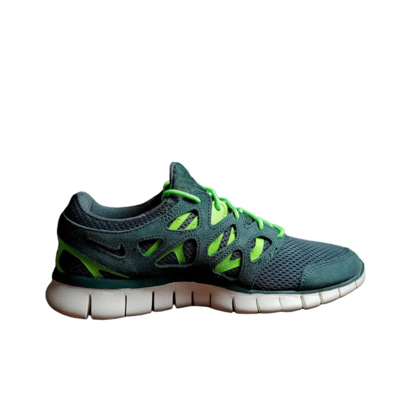 Nike Free Run 2 Vntg Grn/Mn Gry Vntg Grn Flsh-1