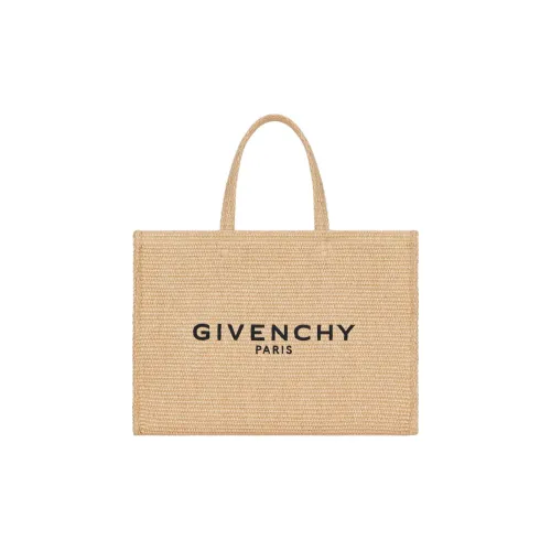 givenchy Skirts G-Tote Raffia Tote Bag Shopping Bag Handbag Medium Size Women's Natural