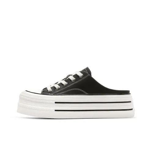 C°BANNER Skateboard shoes Bold Women's Low Top Black
