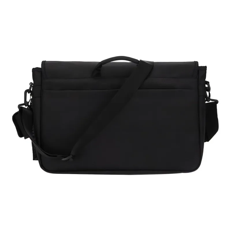 KANGOL Nylon Shoulder Bag, Crossbody Bag Regular Unisex Black-3