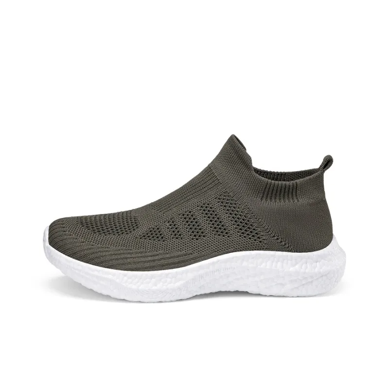 SENGUIBUCK Cushioning Breathable Low-Top Casual Shoes Men's Black-4