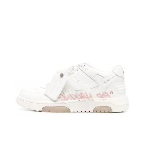 OFF-WHITE Out Of Office For Walking White Peach Women's