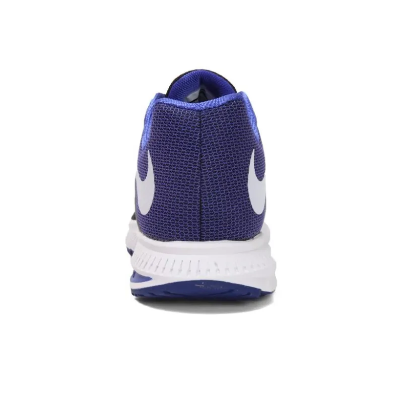 Nike Cushioning Wear-Resistant Low-Top Running Shoes Men's White Purple-4