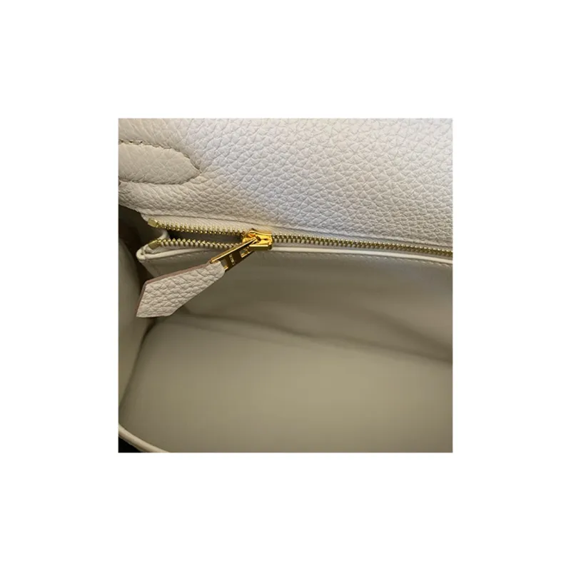 HERMES Cow Leather Kelly Bag Handbag Women's Glacier White-5