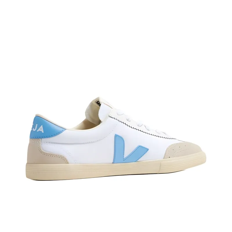 VEJA Volley Canvas 'White Aqua' Women's-3
