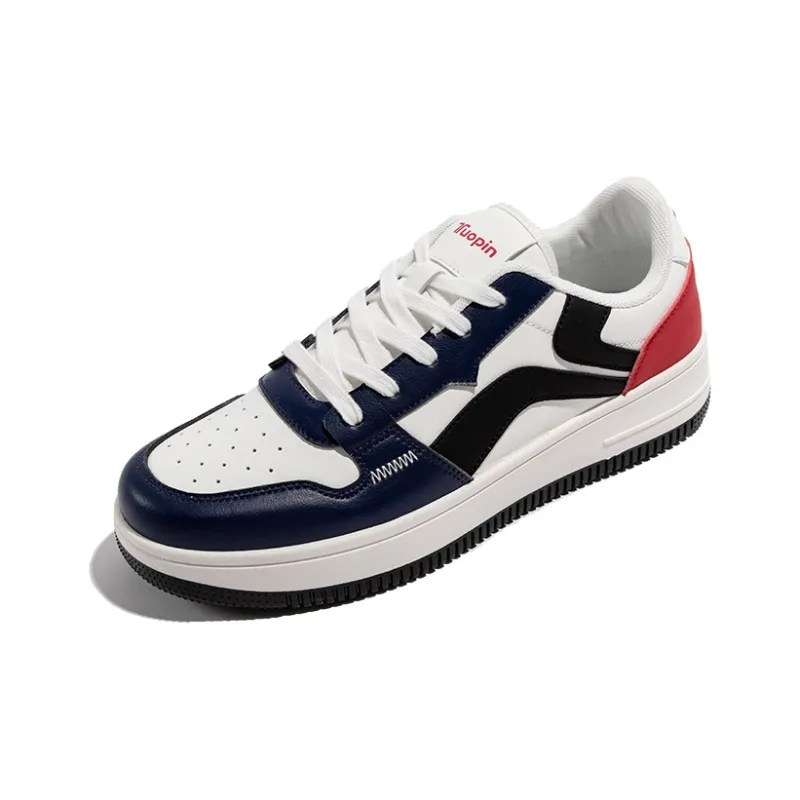 TUOPIN Sea Salt Milk Spring And Summer Selection Slip-Resistant Lightweight Breathable Low-Top Skateboard Shoes Unisex-3