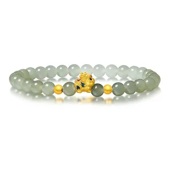 CHAOHONGJI Bracelets Pale Greenish-White Jade Women's