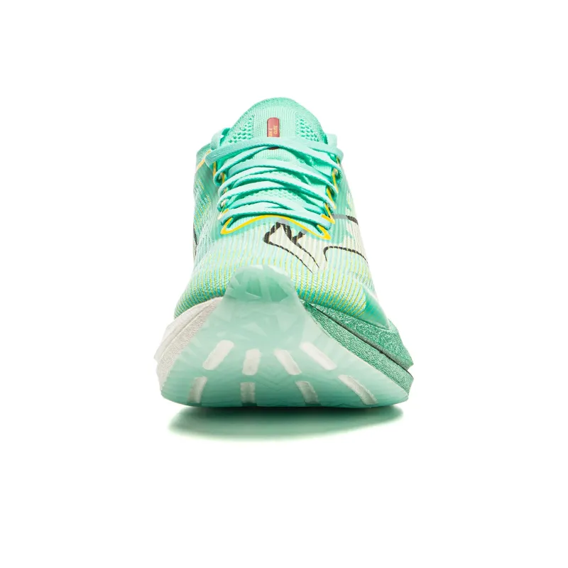 LiNing Feidian 4 Elite Cushioning Anti Slip Wear Resistant Breathability Low Top Running Shoes Unisex Cyan Yellow-4