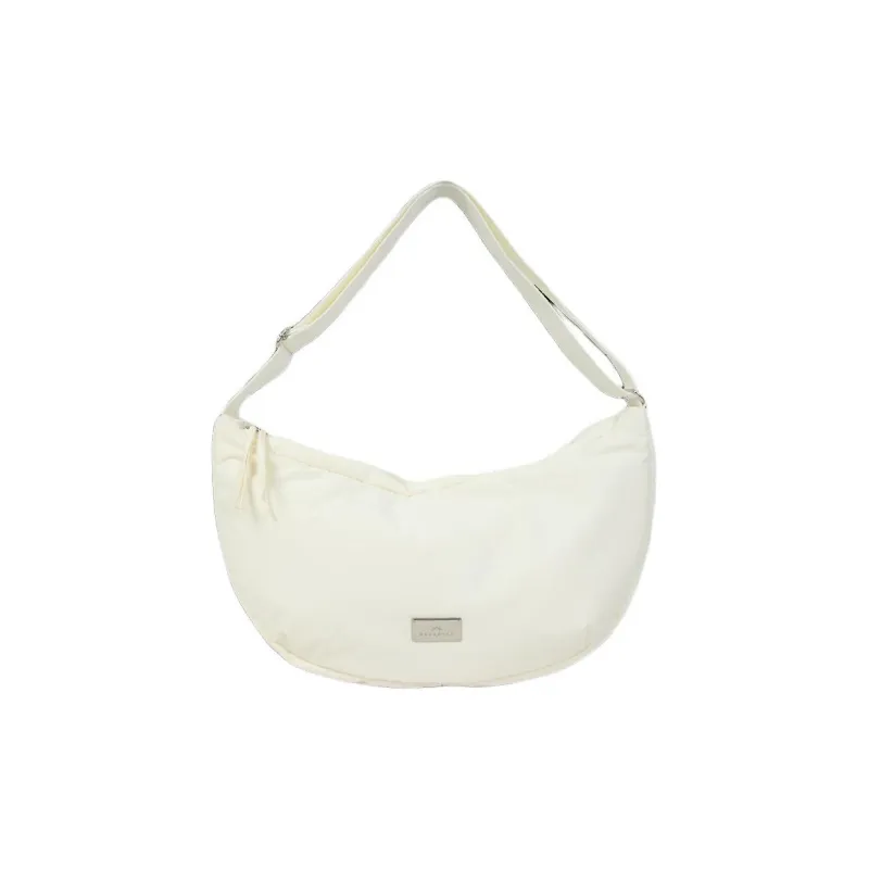 Doughnut Nylon Shoulder Bag Unisex Chalk-0