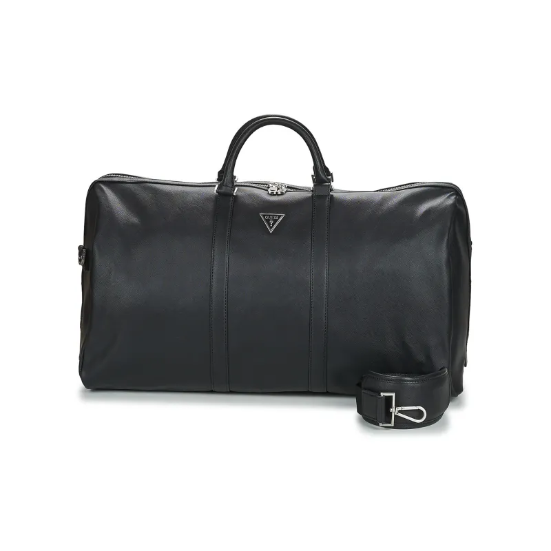 GUESS PU Polyurethane One Shoulder Crossbody Portable Travel Bag Regular Men's Black-1