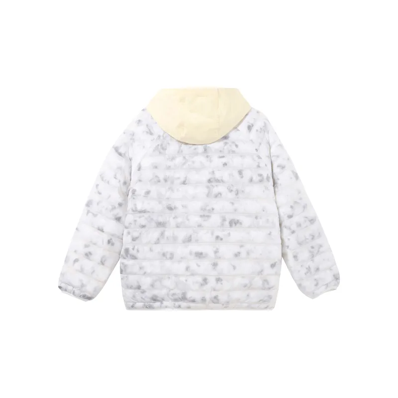 Nike Puffer Jacket Winter Women's Beige Yellow-3