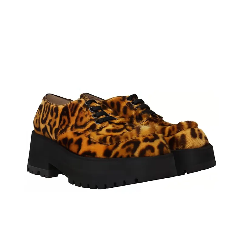 MARNI Platform Shoes Women's Leopard Print-2