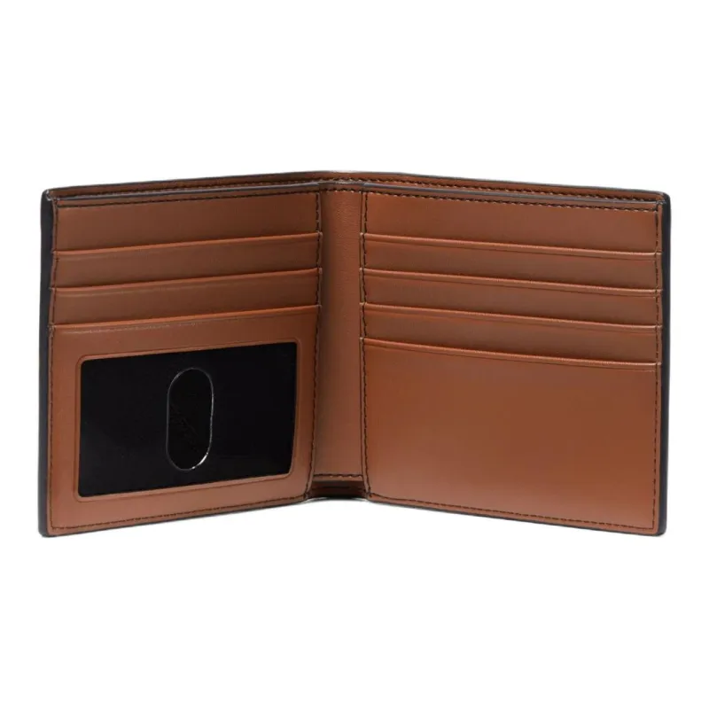 MICHAEL KORS Hudson Pebbled Leather Billfold Wallet-2