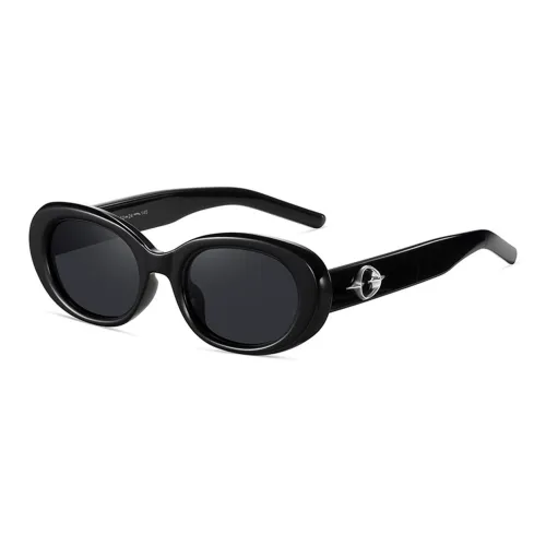 PRETTYALLUSION Oval Sunglasses Women's