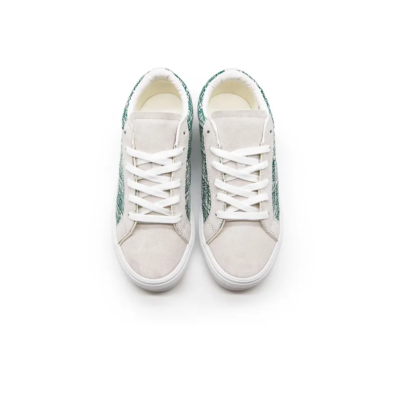 SUPSTORM Canvas Shoes Unisex Low Top Green-2