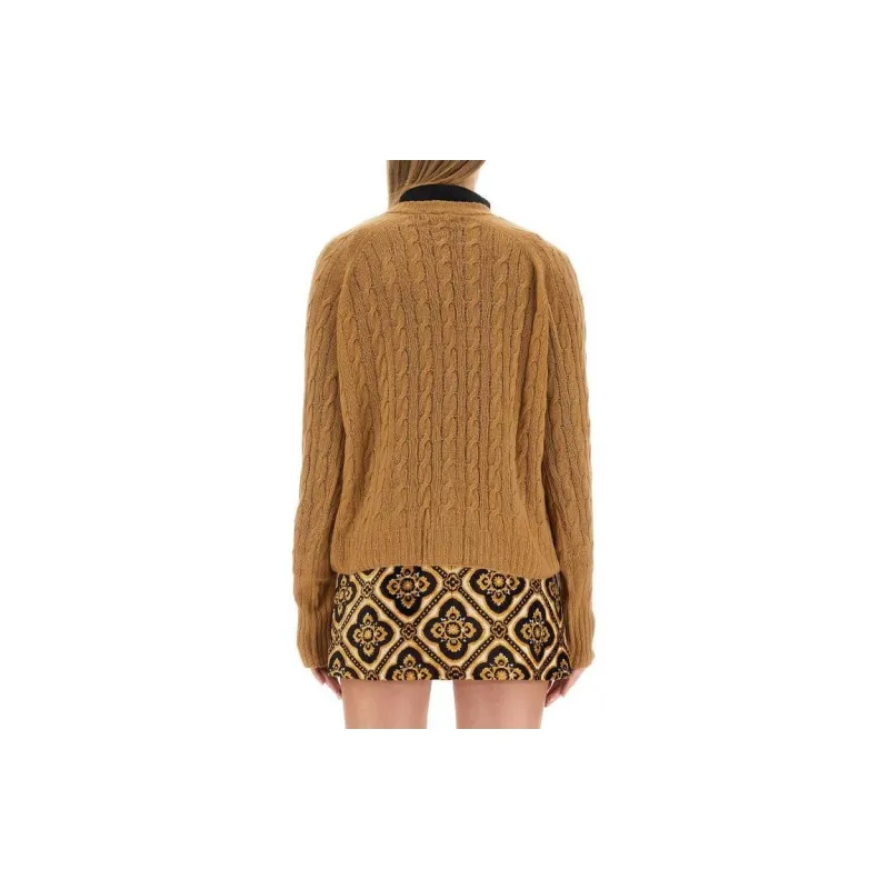 ETRO Cable Knitted Button Up Cardigan-1