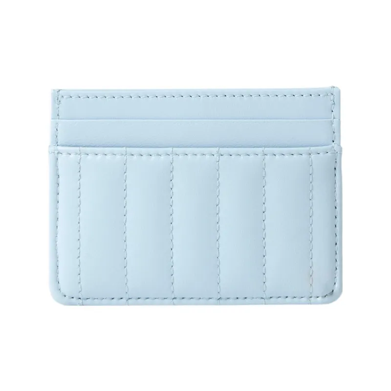 Burberry Quilted Lola Card Holder Blue-1