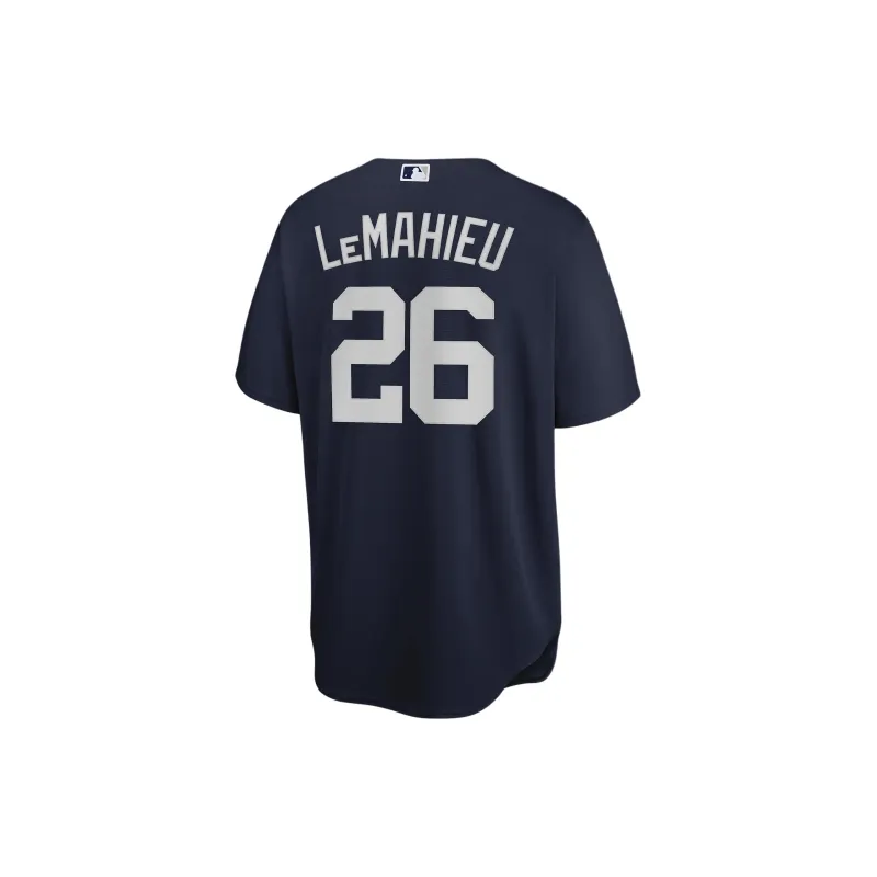 Nike MLB New York Yankees DJ LeMahieu T-Shirt Men's Marine Blue-1