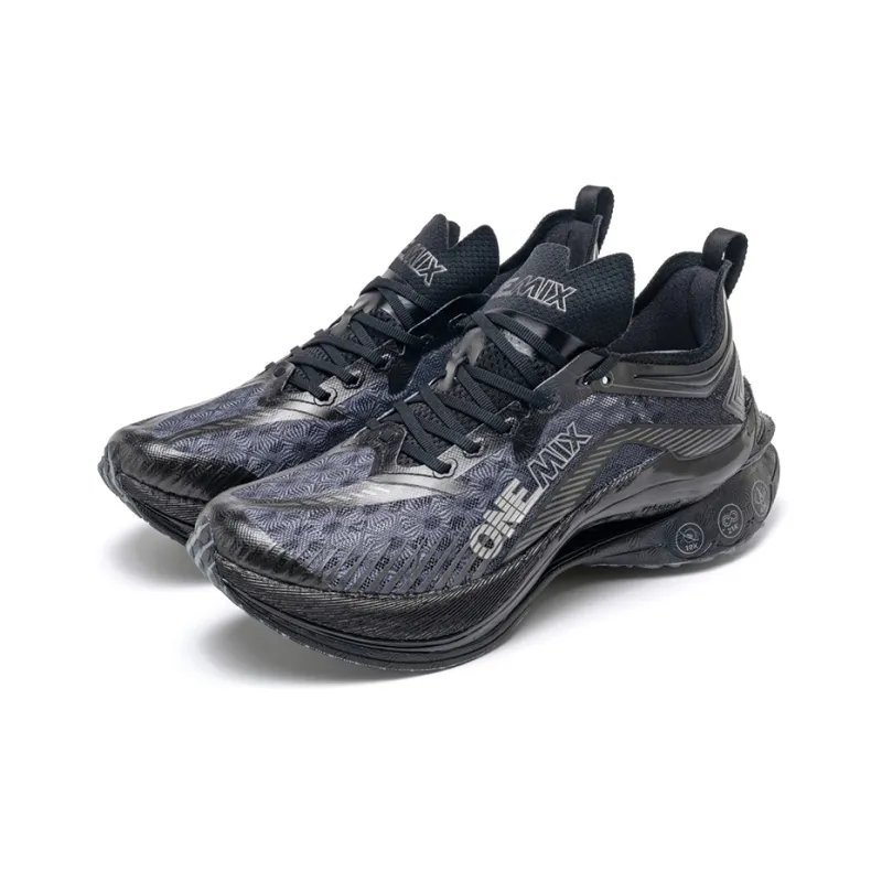 ONEMIX Cool Running Shoes Unisex Glow In The Dark Black-2