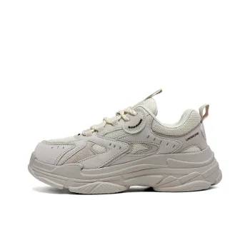 Lingwuzhe Cushioning Abrasion Resistant Lightweight Height Increasing Mat Low Top Chunky Sneakers Unisex