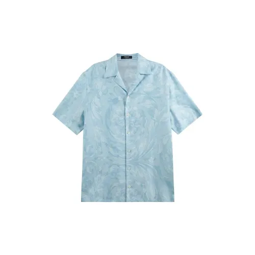 VERSACE Shirts Men Sky Blue