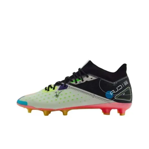 DECATHLON CLR PIXEL GAME Non-slip Wear-resistant Shock Absorption Soccer Shoes Men's Black Green