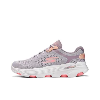 Skechers Cushioned Slip Resistant Breathable Quick Drying Low Top Casual Running Shoes Women's Pink White