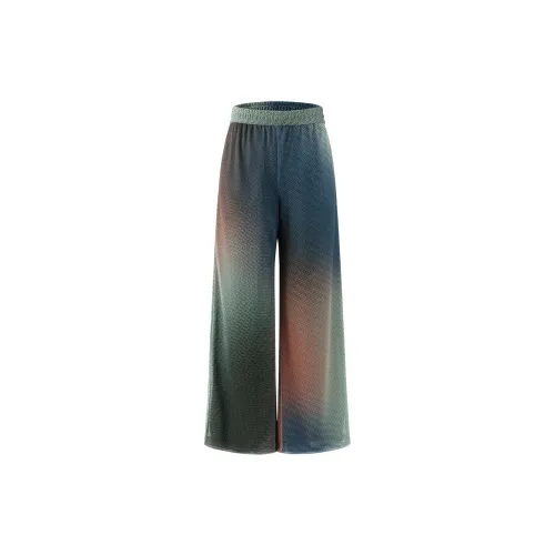 JZ. ANNAKRO Casual Pants Women's Pattern Blue