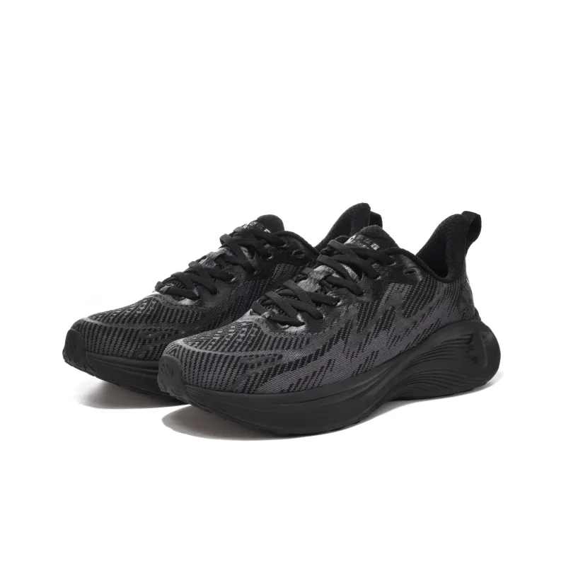 Mailesen Low Top Running Shoes Unisex Night Black-4