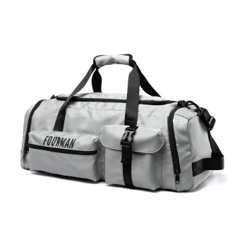 MOYYI Oxford Travel Bag Regular Unisex Black Gray
