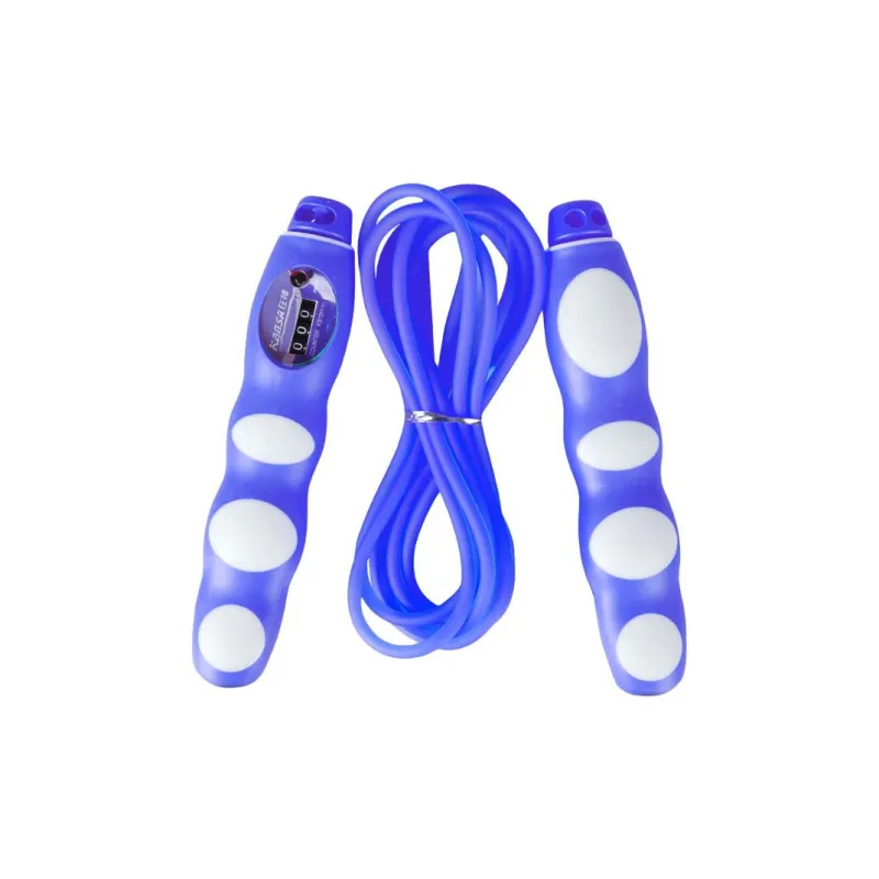 KASUP Sports & Fitness Mechanical Counting Jump Ropes Students Handle Material Plastic, Rope Material Rubber 2.75m-2